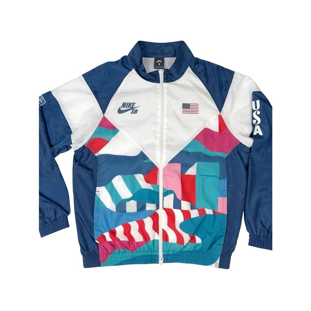Nike SB x Parra Team USA Skateboarding Track Jacket Mens Size Small